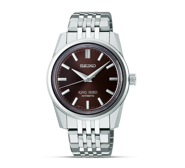 SEIKO   SEIKO "KING SEIKO" AUTOMATIC BROWN RADIANT DIAL MEN'S WATCH | SPB285J1
